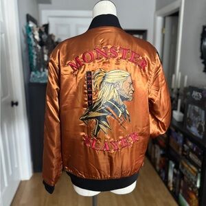 The Witcher Geralt Monster Slayer Satin Bomber Jacket
